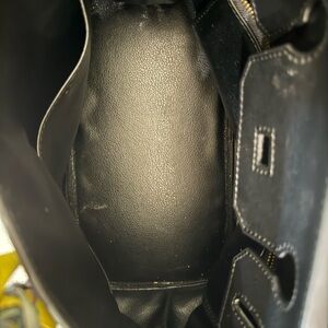 Men's Black Leather Bag
